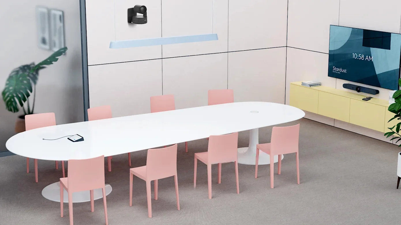 logitech rally camera streamline kit giúp hiển thị nhiều góc nhìn khác nhau trong phòng họp và hội nghị 