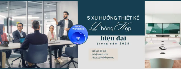 5 xu hướng thiết kế phòng họp hiện đại trong năm 2025