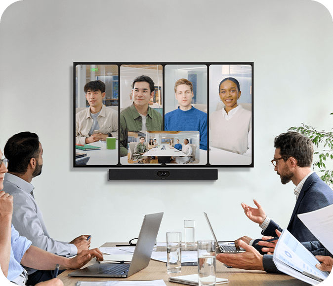 yealink  meetingbar a40 là giải pháp AV thân thiện với môi trường