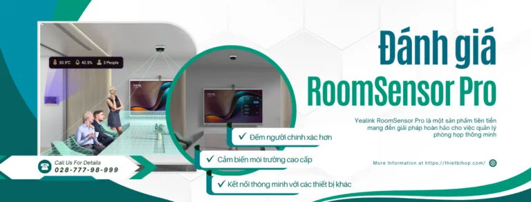 đánh giá chi tiết cảm biến yealink roomsensor pro