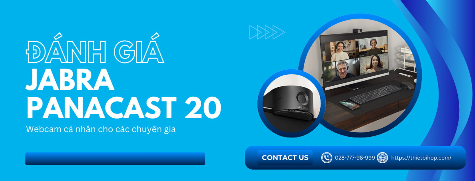 đánh giá webcam cá nhân jabra panacast 20