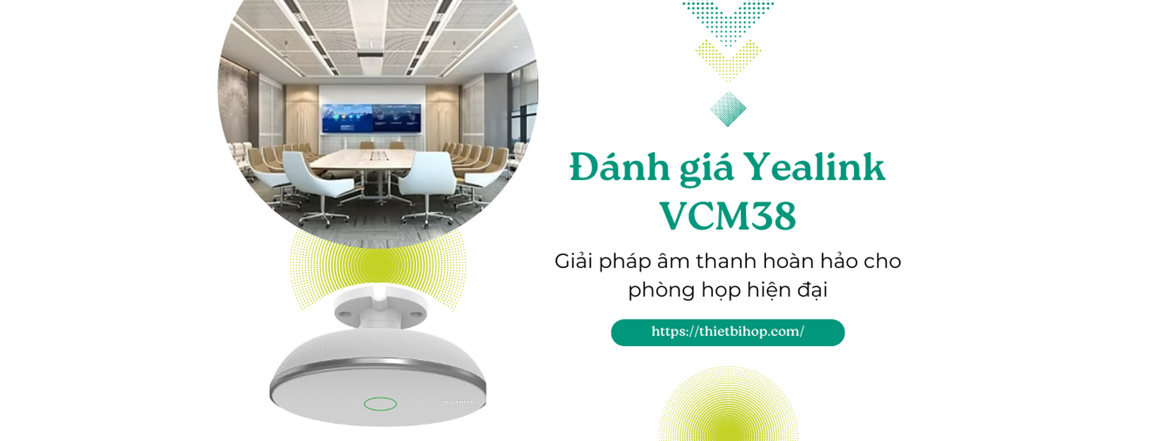 đánh giá yealink vcm38 chi tiết