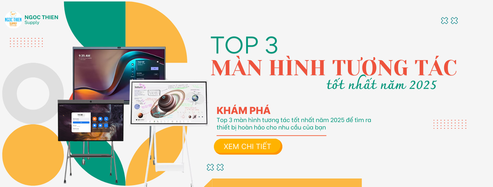 top 3 màn hình tương tác tốt nhất năm 2025