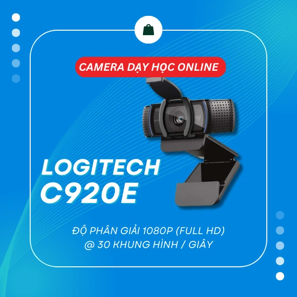 camera dạy học online tốt nhất logitech c920e