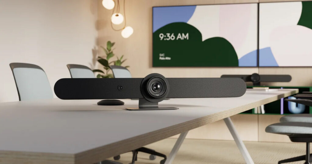 logitech rally bar là giải pháp hội nghị truyền hình toàn diện