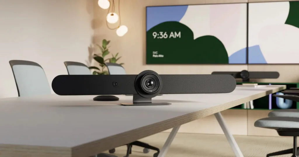logitech rally bar là giải pháp hội nghị truyền hình toàn diện