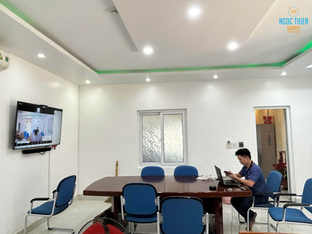 ngọc thiên hỗ trợ lắp đặt thiết bị hội nghị cho chi nhánh công ty cổ phần hãng sơn đông á tại đà nẵng