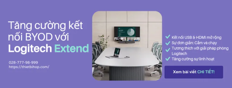 tăng cường kết nối byod với logitech extend