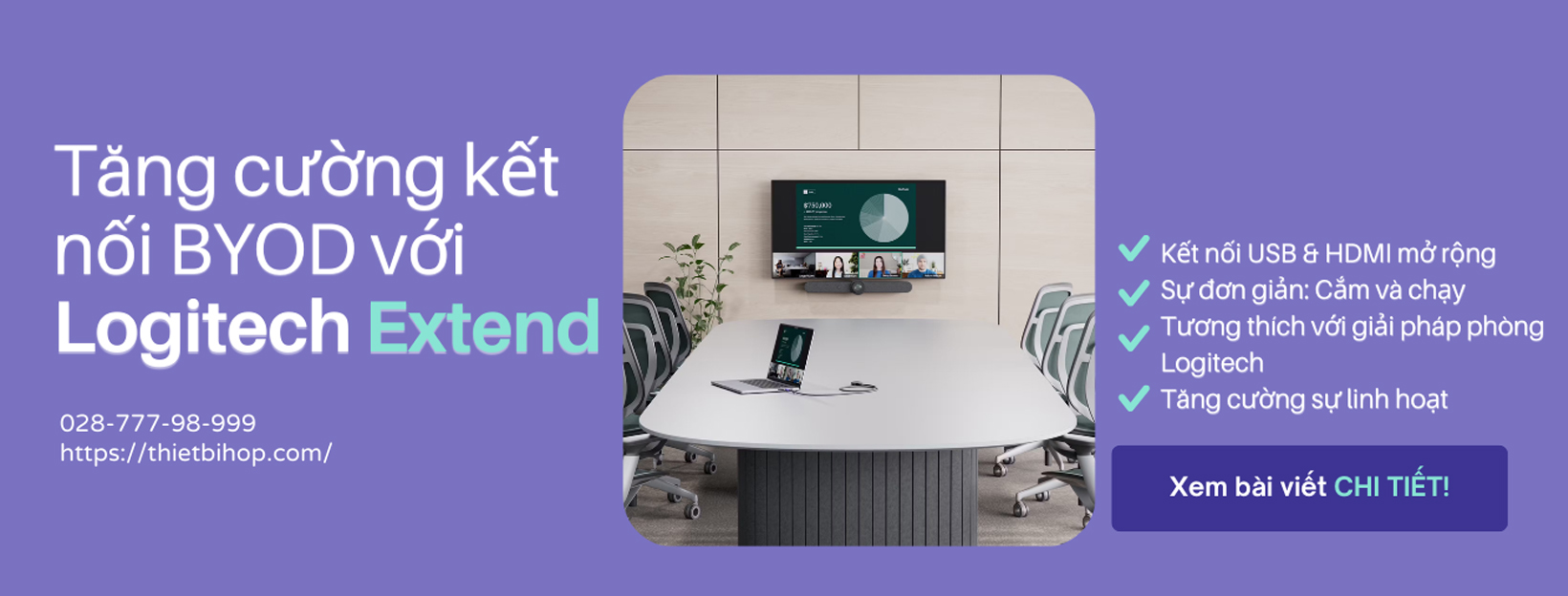 tăng cường kết nối byod với logitech extend