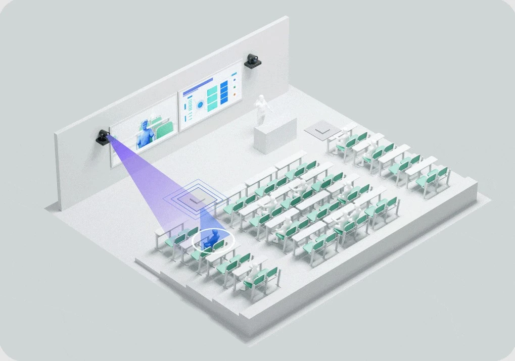Yealink SkySound Solution tích hợp liền mạch với hệ thống MTR của Yealink, mang đến trải nghiệm theo dõi người nói chính xác