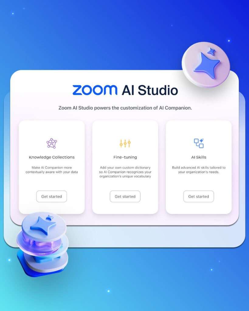 zoom ai studio sẽ sớm được ra mắt 