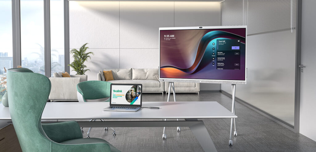 yealink meeting board 65 là bảng tương tác đa năng dành cho Microsoft Teams và Zoom