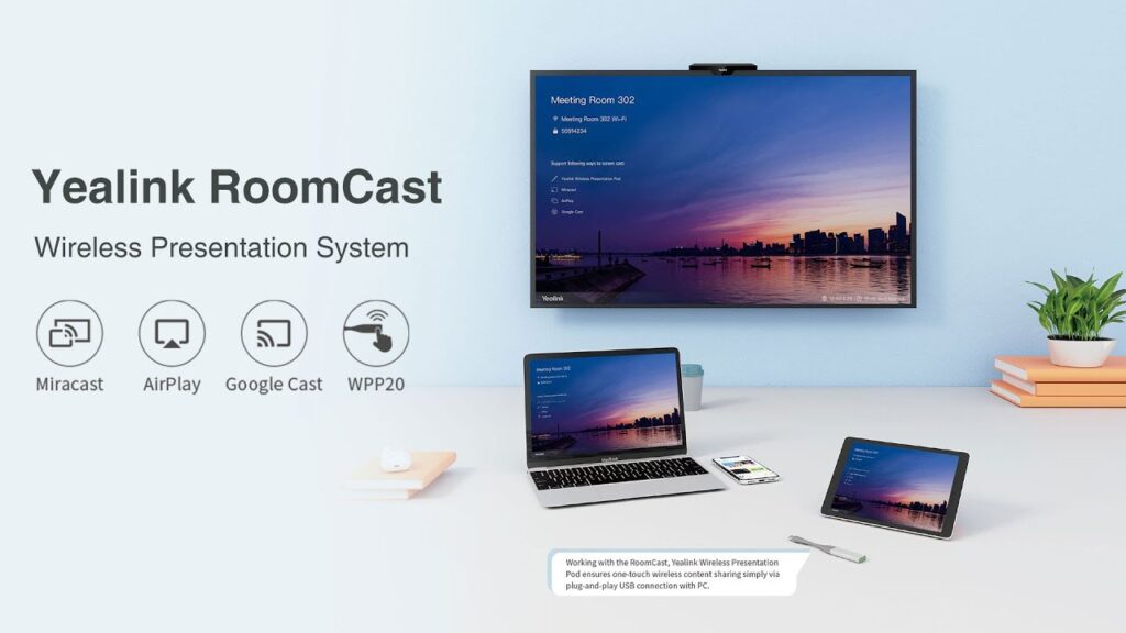 thiết bị trình chiếu không dây yealink roomcast-011