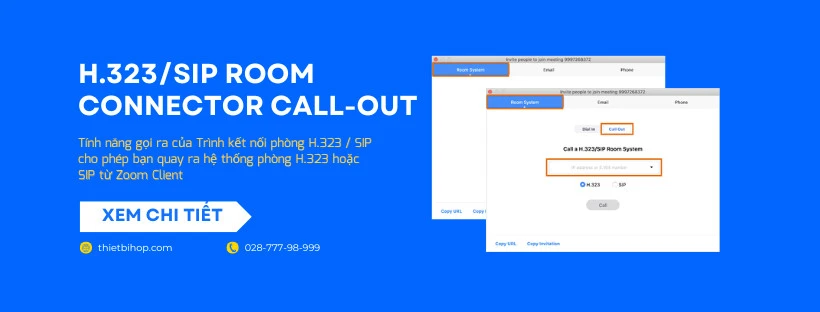 H.323/SIP Room Connector Call-out
