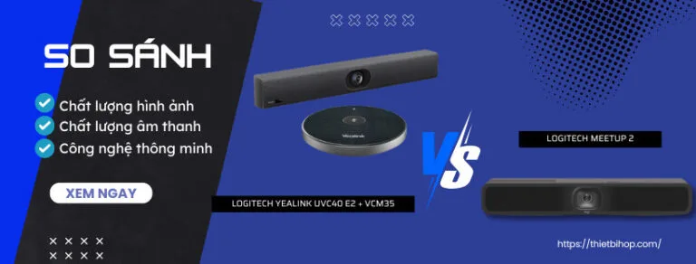 Yealink UVC40 E2 + Micro VCM36-W vs Logitech Meetup 2