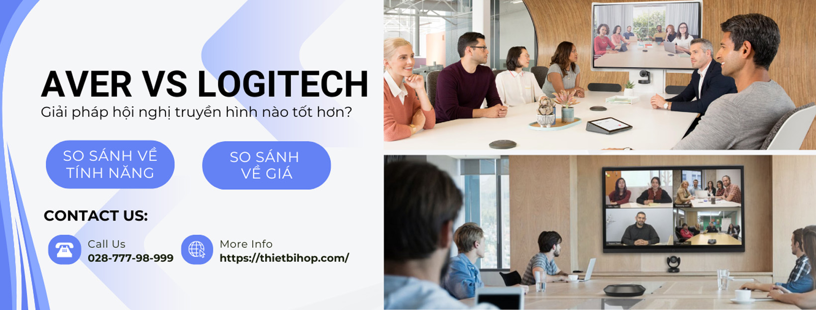 aver vs logitech giải pháp hội nghị nào tốt hơn
