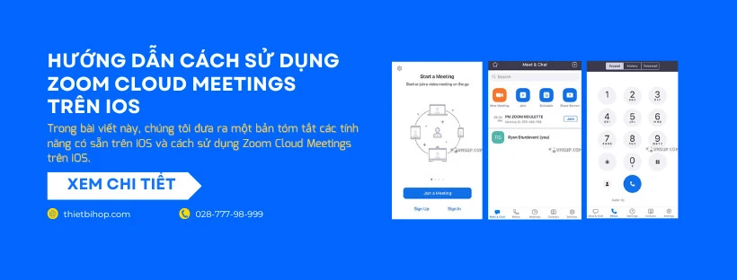 cách sử dụng zoom cloud meeting trên ios