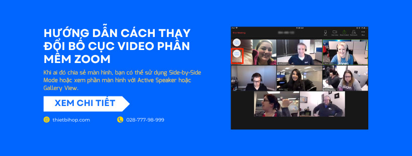cách thay đổi bố cục video phần mềm zoom
