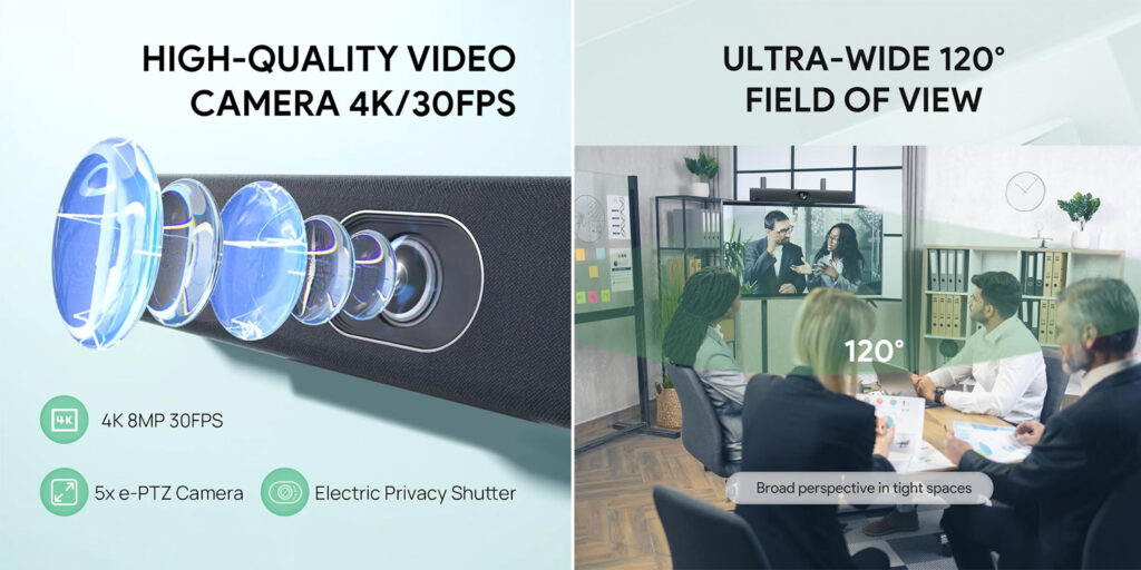 camera uvc40 e2 giúp khắc phục những vấn đề về hình ảnh cuộc họp thường gặp