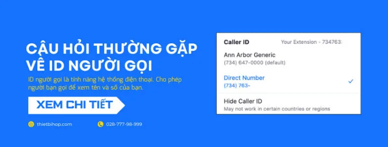 câu hỏi thường gặp về id người gọi