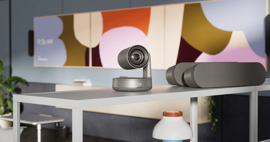 giải pháp hội nghị truyền hình cao cấp cho phòng họp lớn logitech rally plus