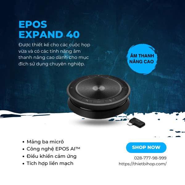 loa ngoài epos expand 40 có Âm thanh nâng cao dành cho chuyên gia