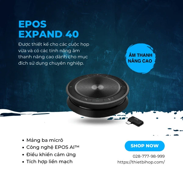 loa ngoài epos expand 40 có Âm thanh nâng cao dành cho chuyên gia