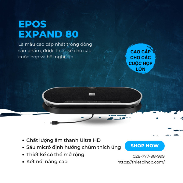 loa ngoài epos expand 80 cao cấp cho các cuộc họp lớn