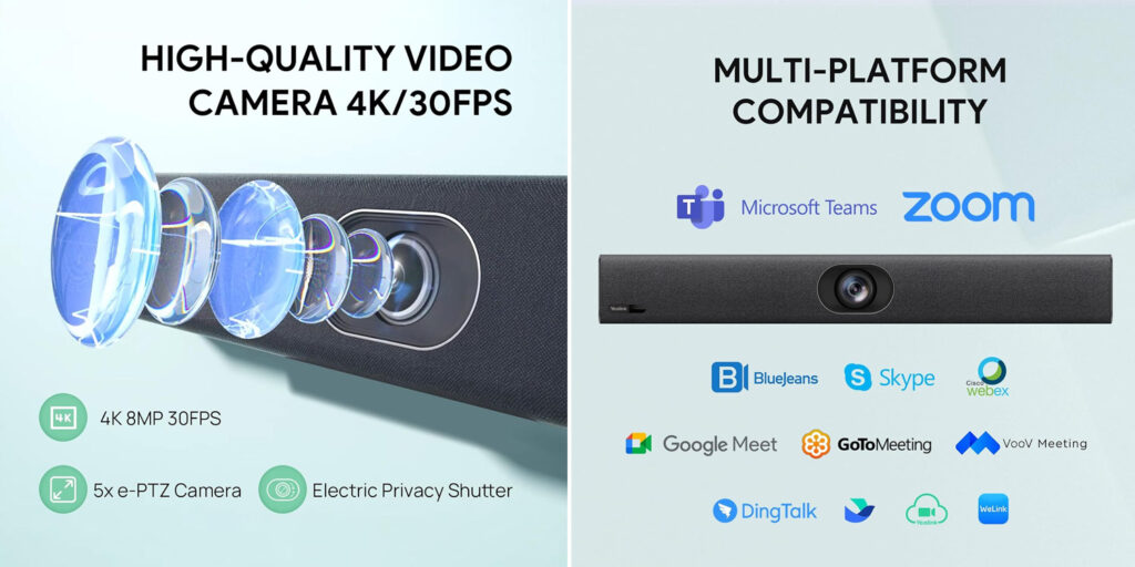 Yealink UVC40 E2 với độ phân giải 4K giải quyết các vấn đề hình ảnh không sắc nét