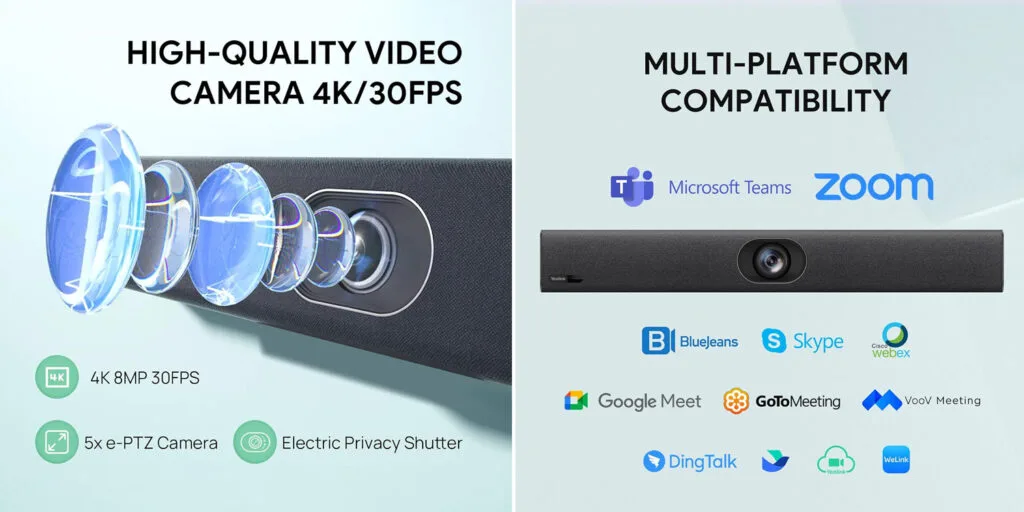 Yealink UVC40 E2 với độ phân giải 4K giải quyết các vấn đề hình ảnh không sắc nét
