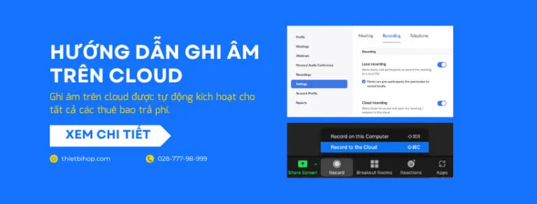 hướng dẫn cách ghi âm trên cloud
