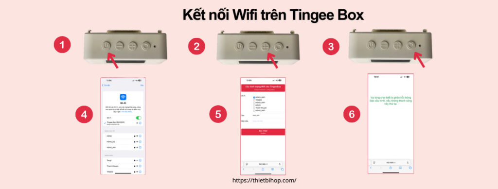 hướng dẫn kết nối wifi tingee box 3s