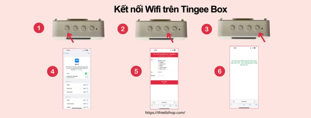 hướng dẫn kết nối wifi tingee box 3s