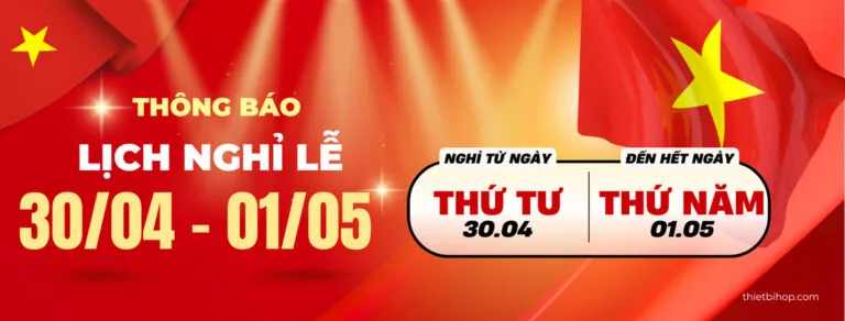 ngọc thiên thông báo lịch nghỉ lễ 30/04 và 01/05 đến khách hàng
