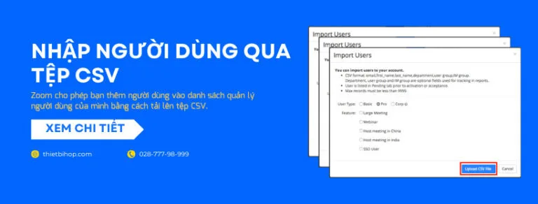 nhập người dùng qua tệp csv