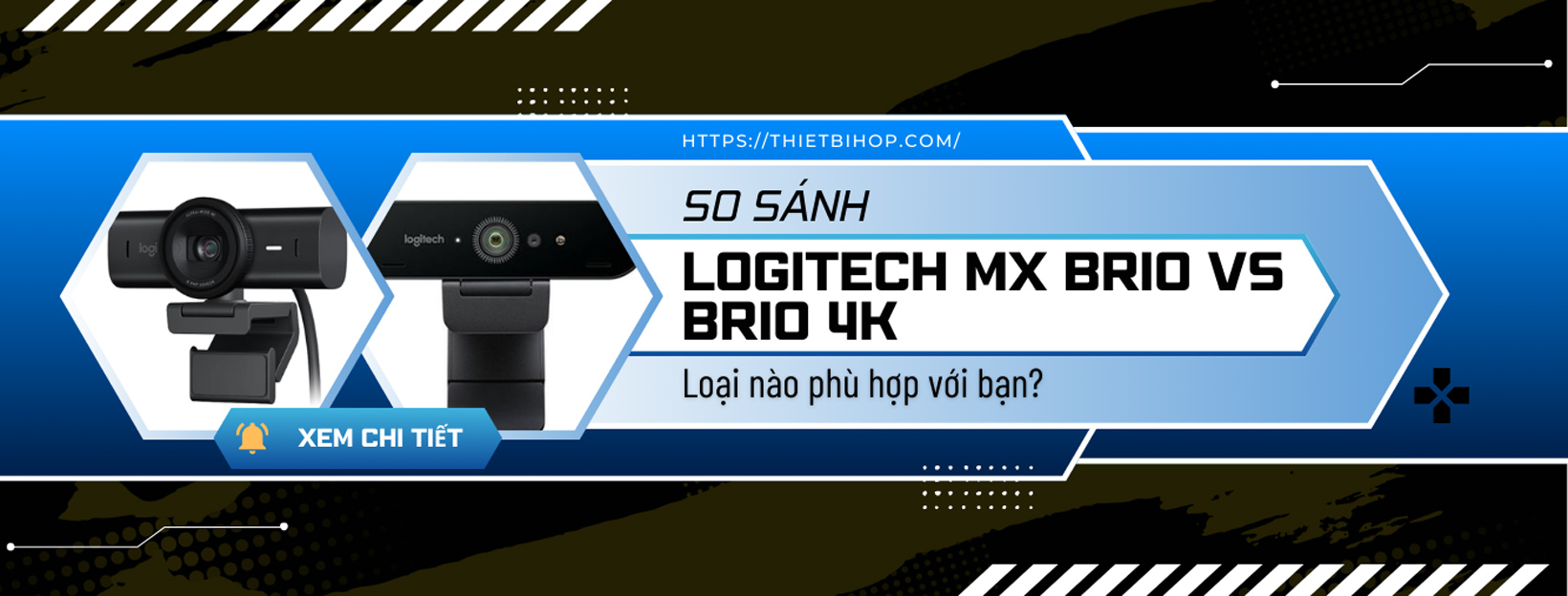 so sánh logitech mx brio vs brio 4k