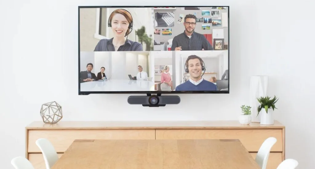thanh video tất cả trong một logitech meetup