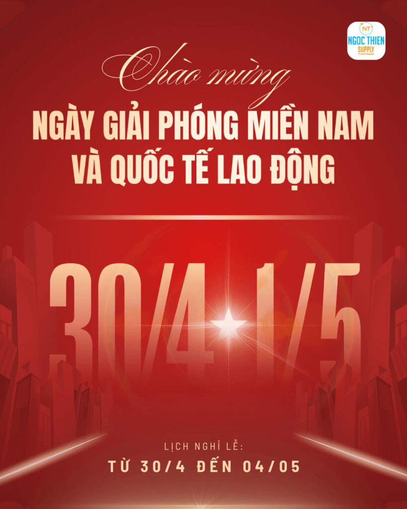 ngọc thiên thông báo lịch nghỉ lễ 30/4 1/5 2025 cho khách hàng