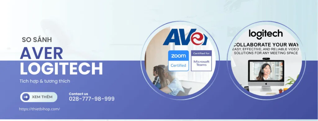 so sánh aver vs logitech về khả năng tích hợp và tương thích