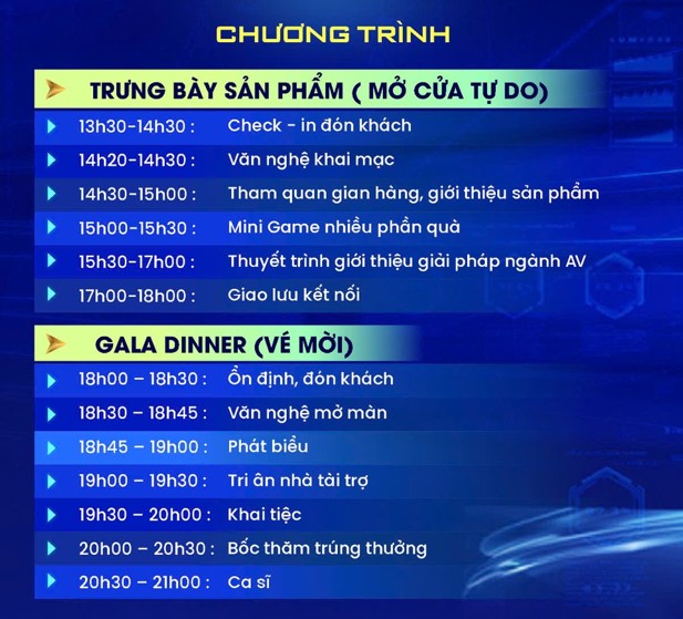timeline sự kiện av connect lần 3 năm 2025