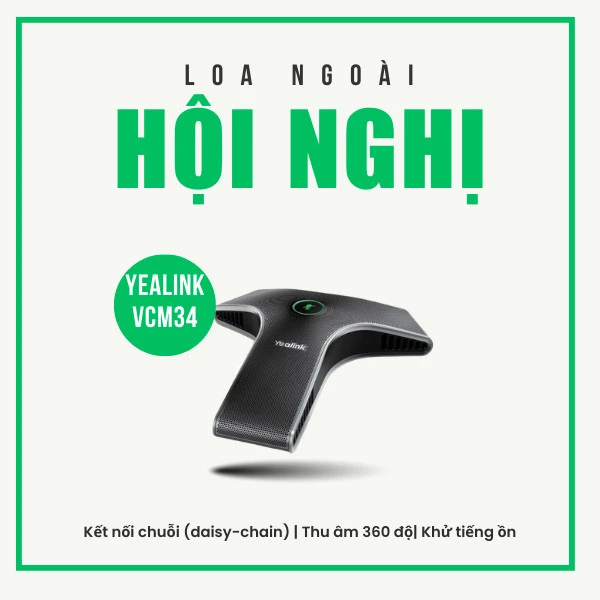 loa ngoài hội nghị yealink vcm34 
