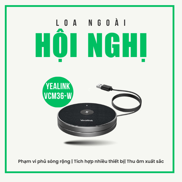 loa ngoài hội nghị yealink vcm36-w