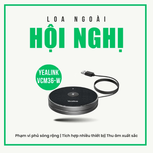 loa ngoài hội nghị yealink vcm36-w