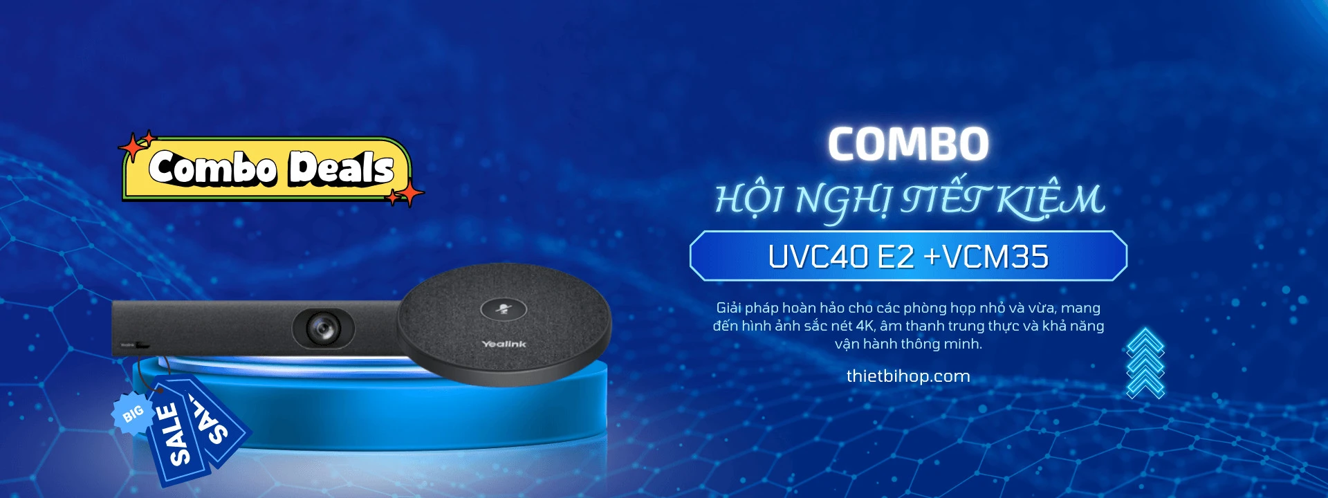 combo hội nghị tiết kiệm uvc40 e2 + vcm35