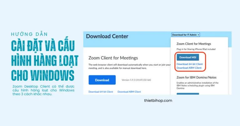 hướng dẫn cài đặt và cấu hình hàng loại cho windows