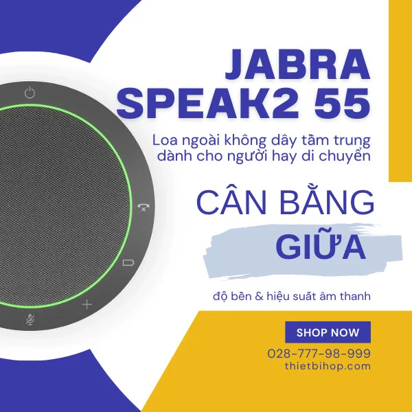 Loa bluetooth có mic không dây tầm trung dành cho người hay di chuyển speak2 55