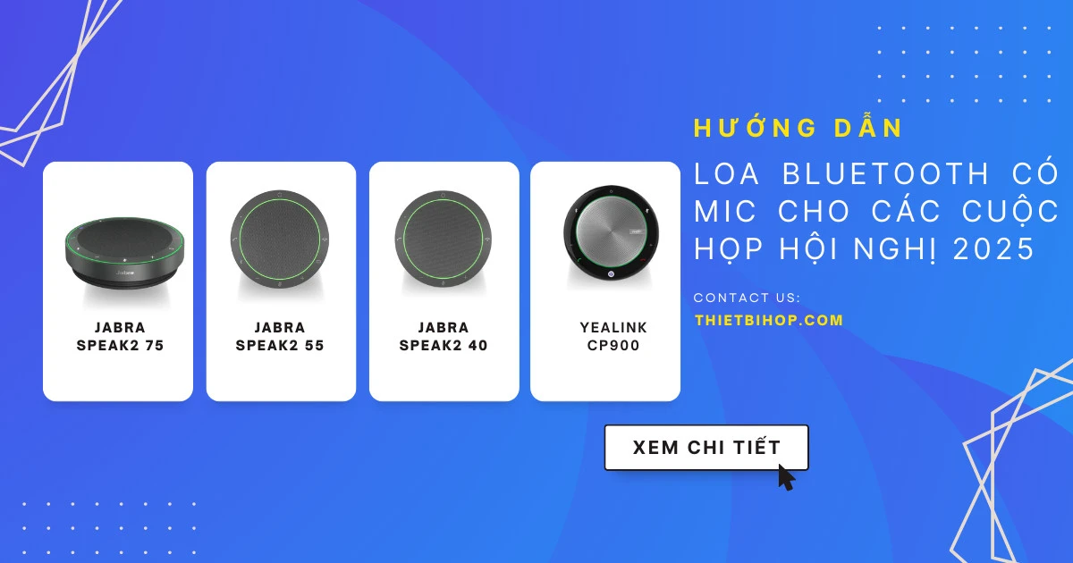 loa bluetooth có mic dành cho các cuộc họp hội nghị năm 2025