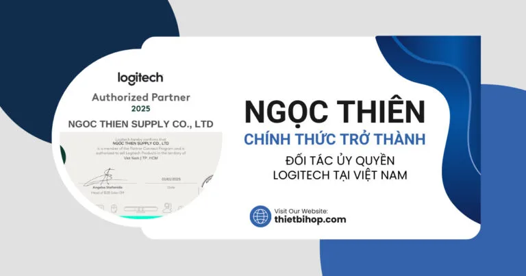 ngọc thiên chính thức trở thành đối tác ủy quyền logitech tại việt nam