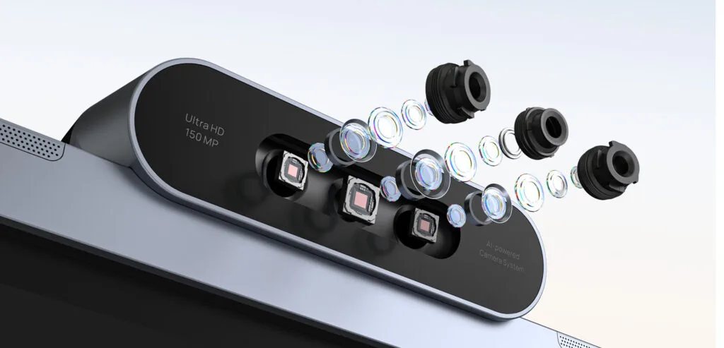 meetingboard pro sở hữu hệ thống camera ba 50MP tiên tiến 
