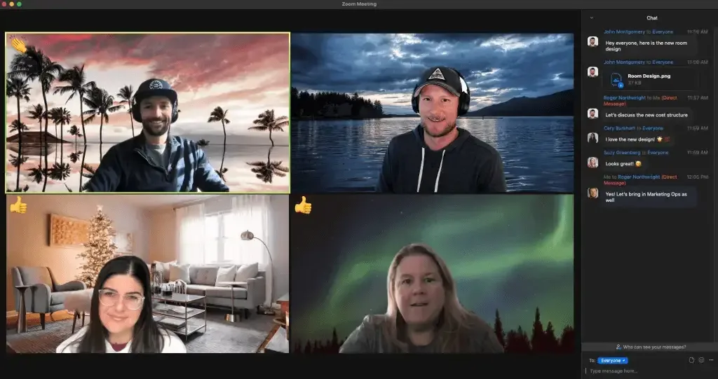 Tính năng trò chuyên trong Zoom